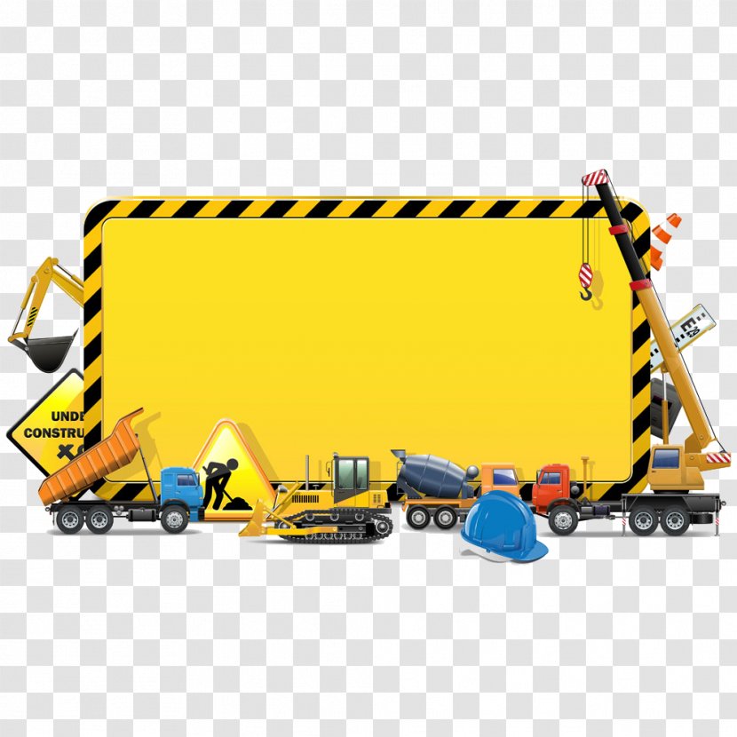 Architectural Engineering Heavy Equipment Royalty-free Illustration - Mode Of Transport - Building Construction Transparent PNG
