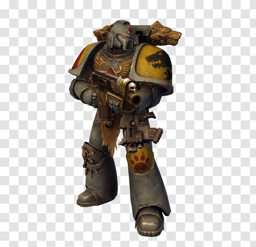 Marines Armour Military Gray Wolf Games Workshop - Robot Transparent PNG