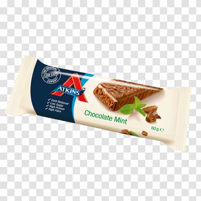 Chocolate Bar Brownie Fudge Milk Atkins Diet - Mint Transparent PNG