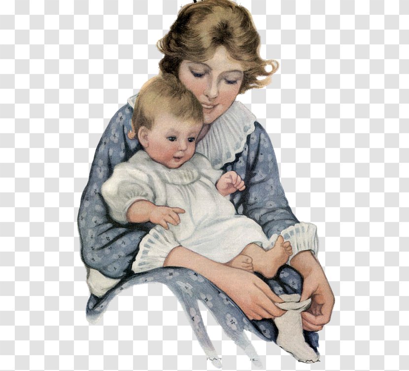 Mother Infant Child Art - Artist Transparent PNG