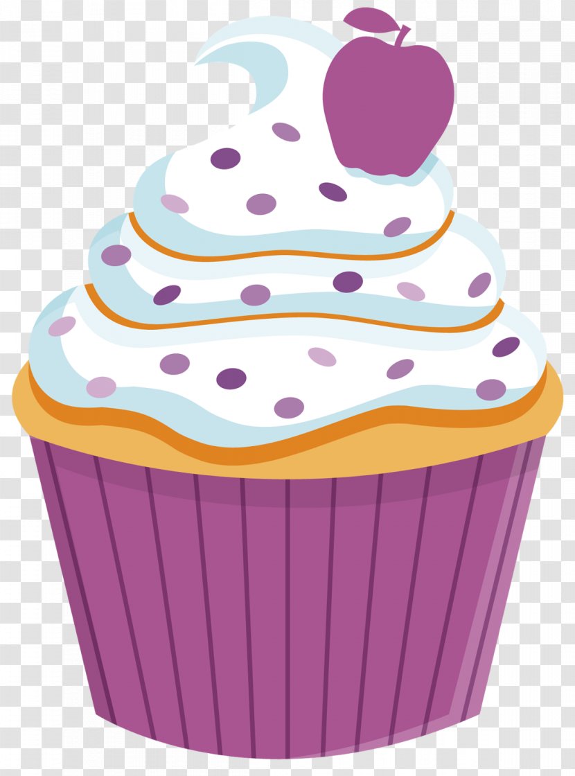 Cupcake Muffin Icing Bakery Drawing - Flavor - Cupcakes Transparent PNG