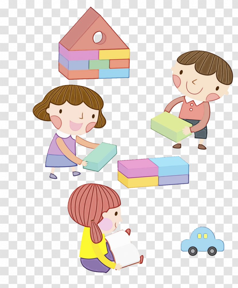 Cartoon Play Clip Art Toy Child - Paint - Sharing Learning Transparent PNG
