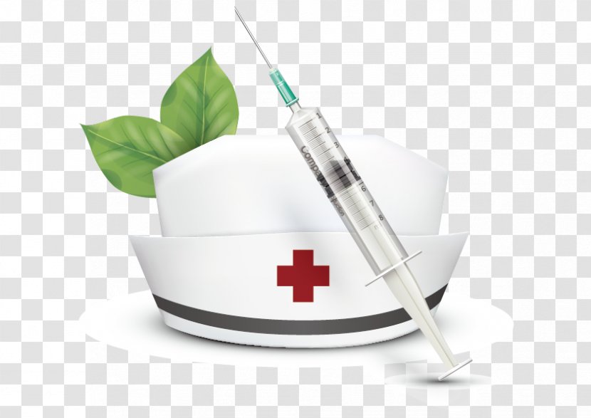 Health Insurance Care Nurses Cap - Company - Vector Syringe Nurse Transparent PNG