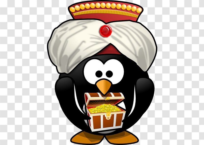 Club Penguin Turban Clip Art - Beak - Bird Wearing A Hat Transparent PNG