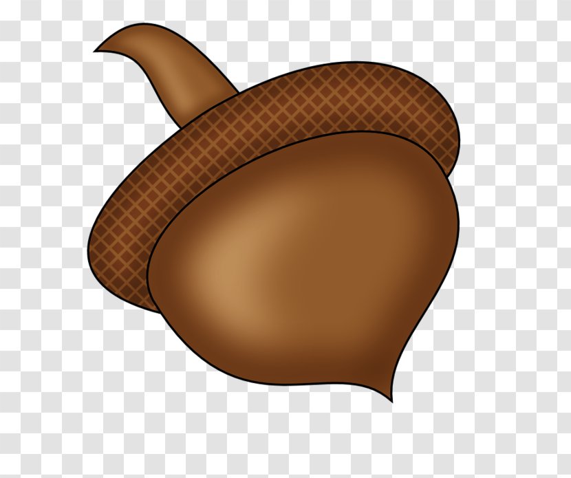 Brown Caramel Color - Hand-painted Acorn Transparent PNG