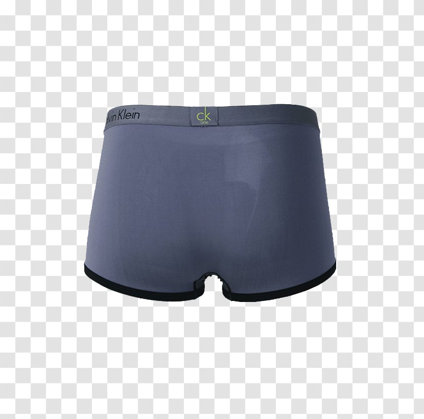 Trunks Underpants Briefs - Calvin Klein Blue Belt Boxer Underwear The Back Transparent PNG