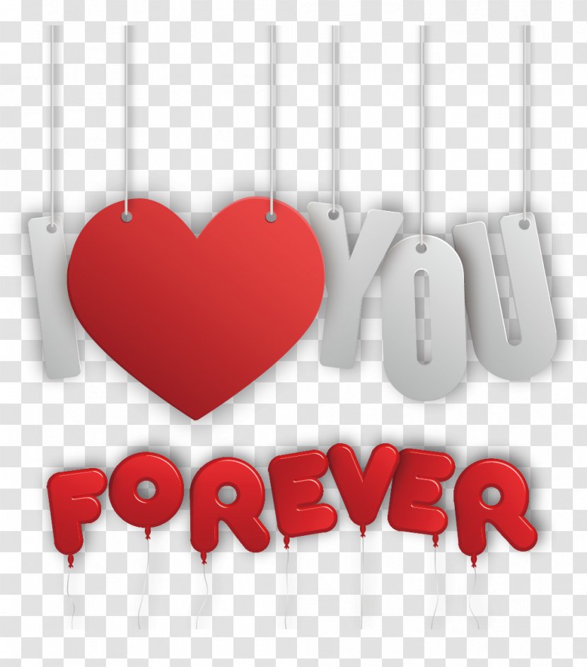 Love You Forever Euclidean Vector Icon - Heart - Painted I Transparent PNG