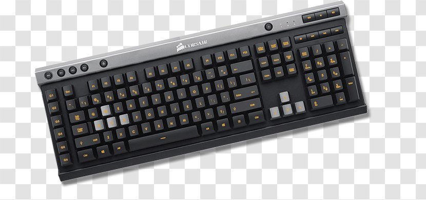 Computer Keyboard Mouse Corsair Raptor K40 K30 Backlight - Shining Bright Transparent PNG