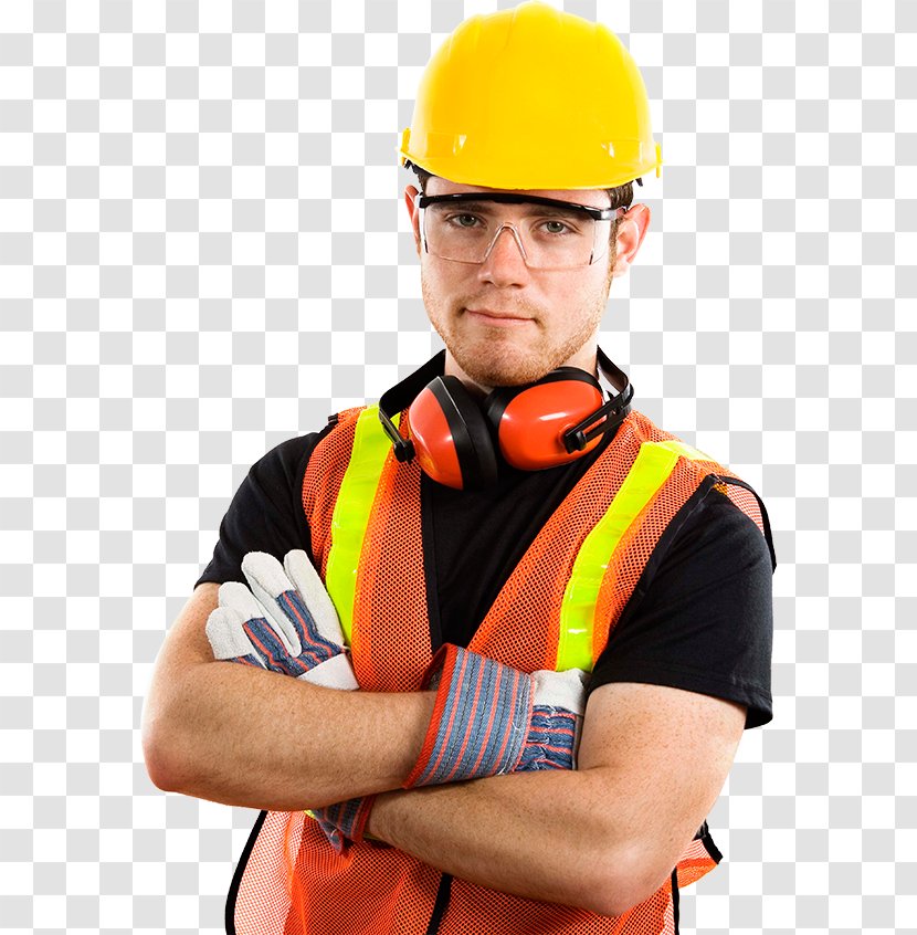 Laborer Industry Factory Clip Art - Hard Hat - Industrial Worker Transparent PNG