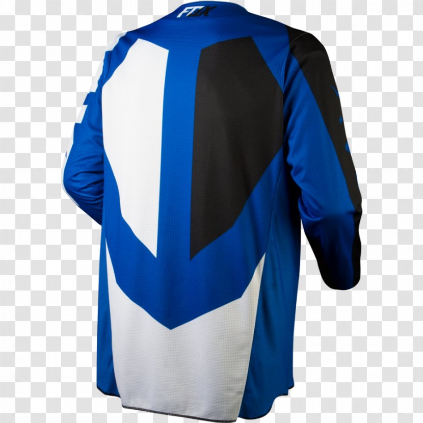 Tracksuit T-shirt Fox Racing Pants Sweater - Electric Blue Transparent PNG