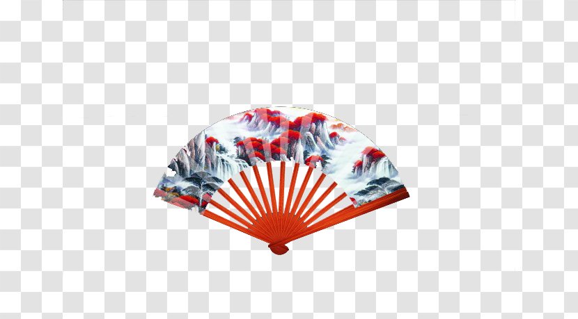 China Paper Hand Fan - Chinese Transparent PNG