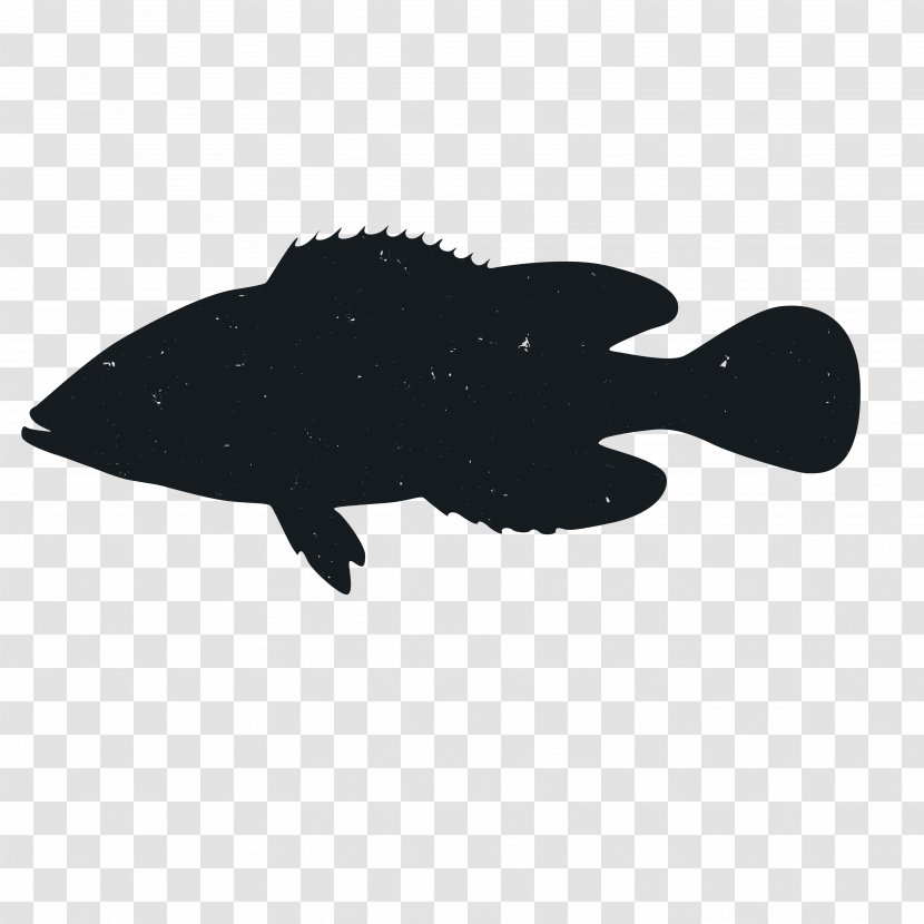 Silhouette Animal Marine Mammal - Fish - Silhouettes Transparent PNG