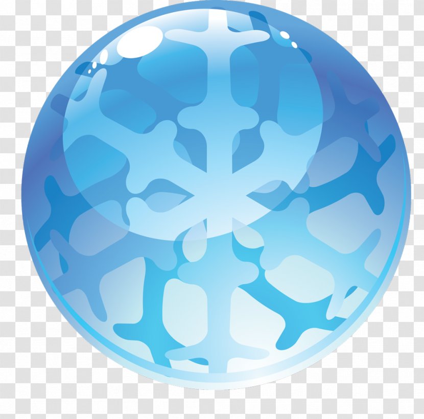 Snow - Globes - Azure Transparent PNG