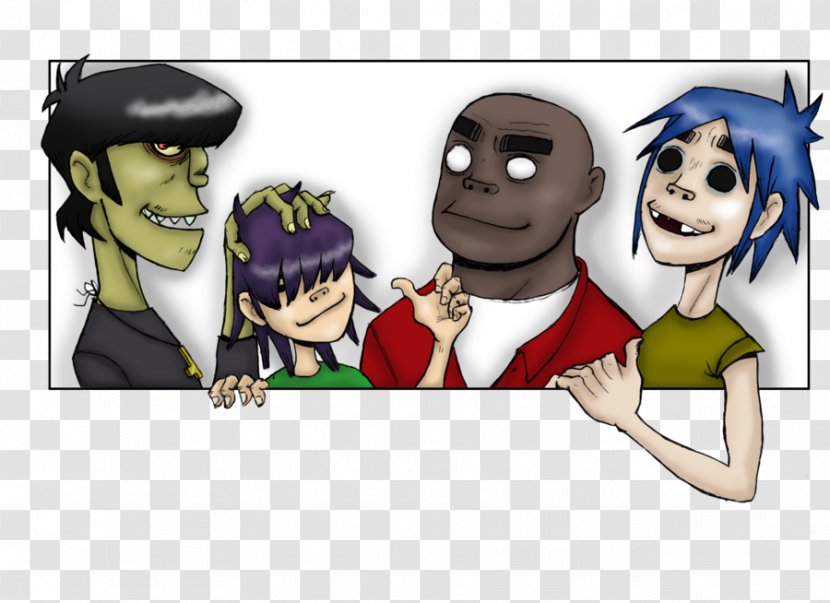 Gorillaz Clint Eastwood Cartoon Greeting & Note Cards - Watercolor Transparent PNG