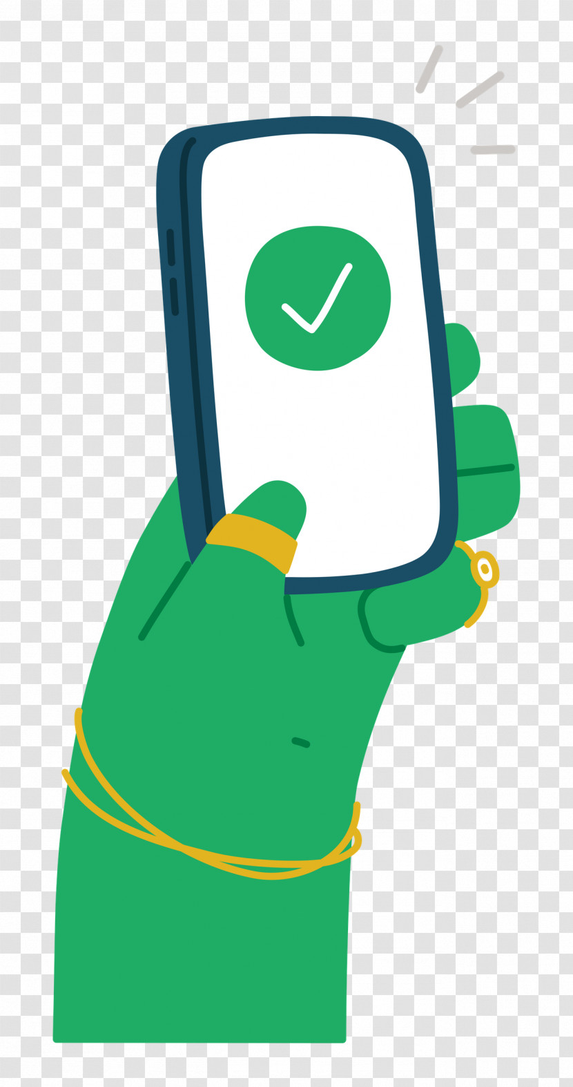 Phone Checkmark Hand Transparent PNG