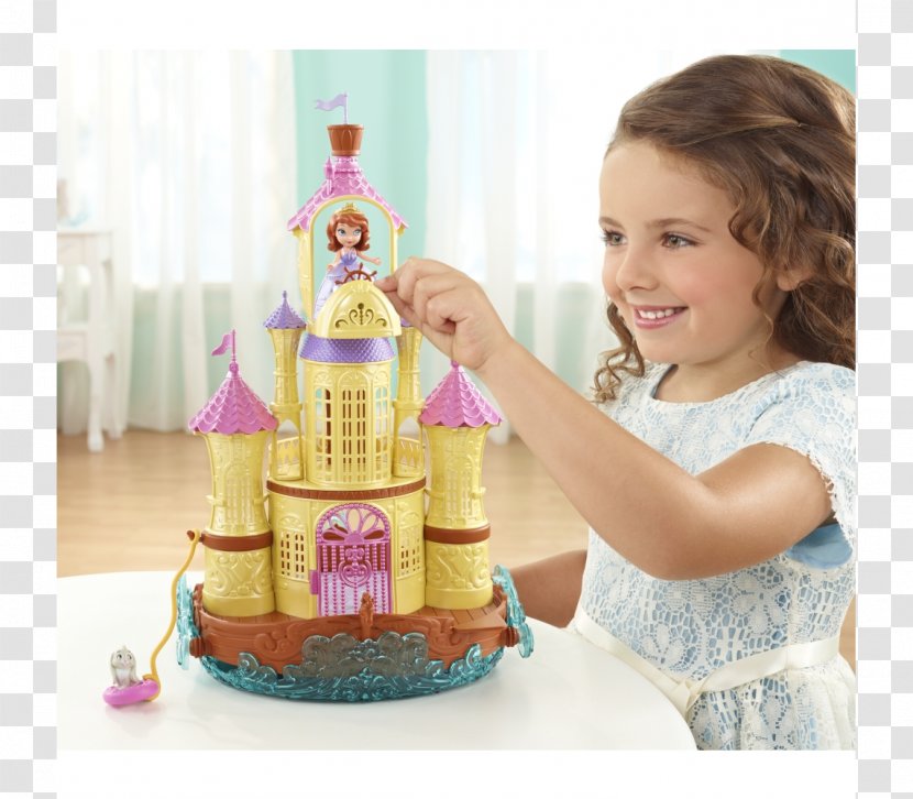 Disney Sofia The First Portable Playset Toy Doll Palace - Game Transparent PNG