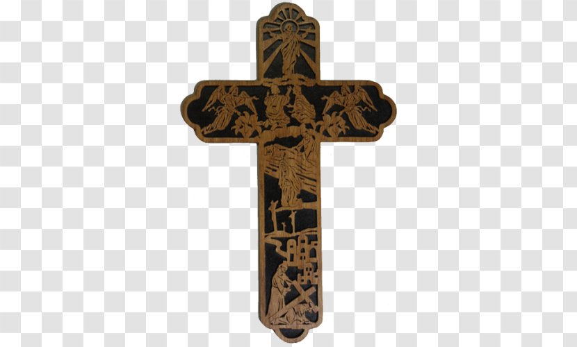 Crucifix Christian Cross Wall Altar - Artifact Transparent PNG