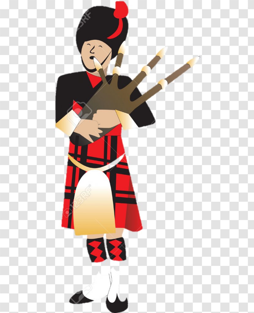 Bagpipes Royalty-free Clip Art - Silhouette - Watercolor Transparent PNG