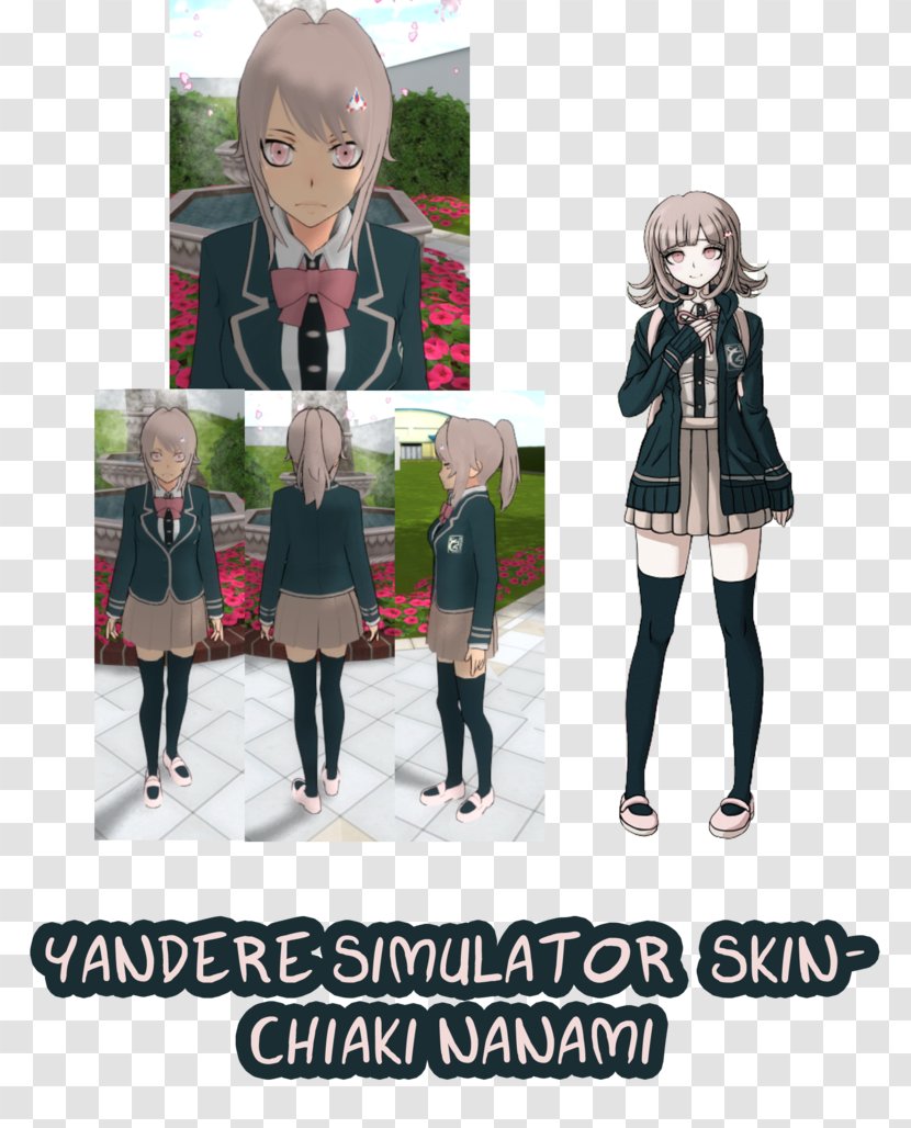 Yandere Simulator Danganronpa 2: Goodbye Despair Skin Video Game - Flower - Frame Transparent PNG