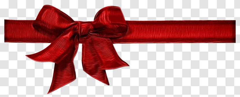 Red Background Ribbon - Flavor - Present Gift Wrapping Transparent PNG