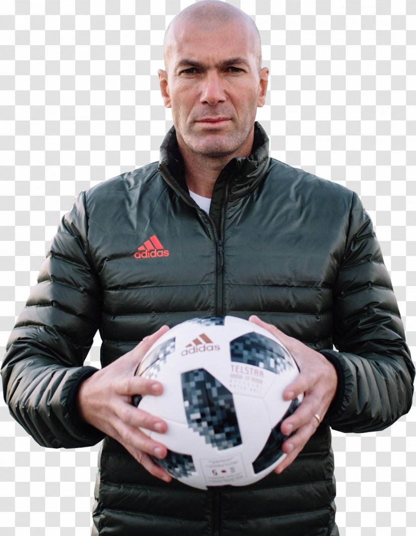 Zinedine Zidane 2018 World Cup Adidas Telstar 18 France National Football Team 2002 FIFA - Sleeve - Ball Transparent PNG