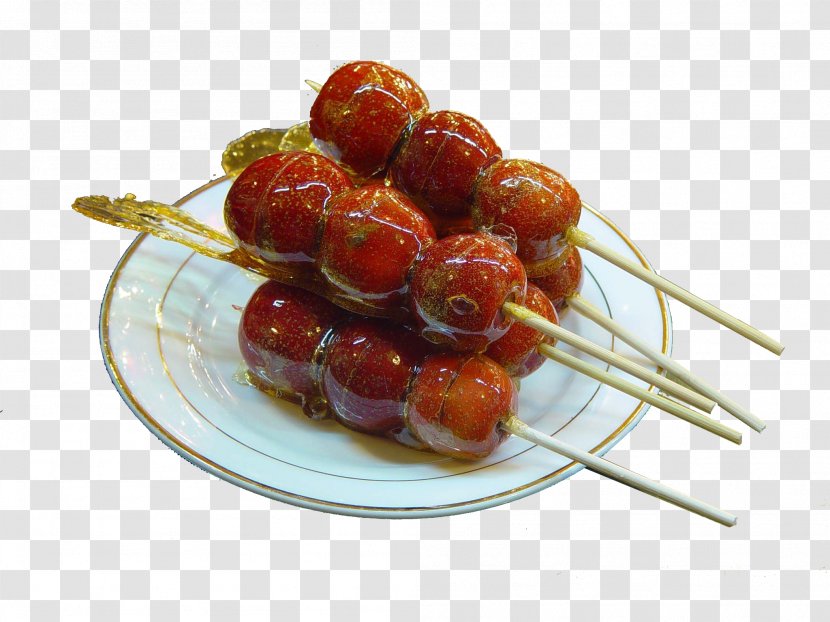 Beijing Chinese Cuisine Rock Candy Tanghulu Fish Ball - Sugar - Sugar-coated Haws Transparent PNG