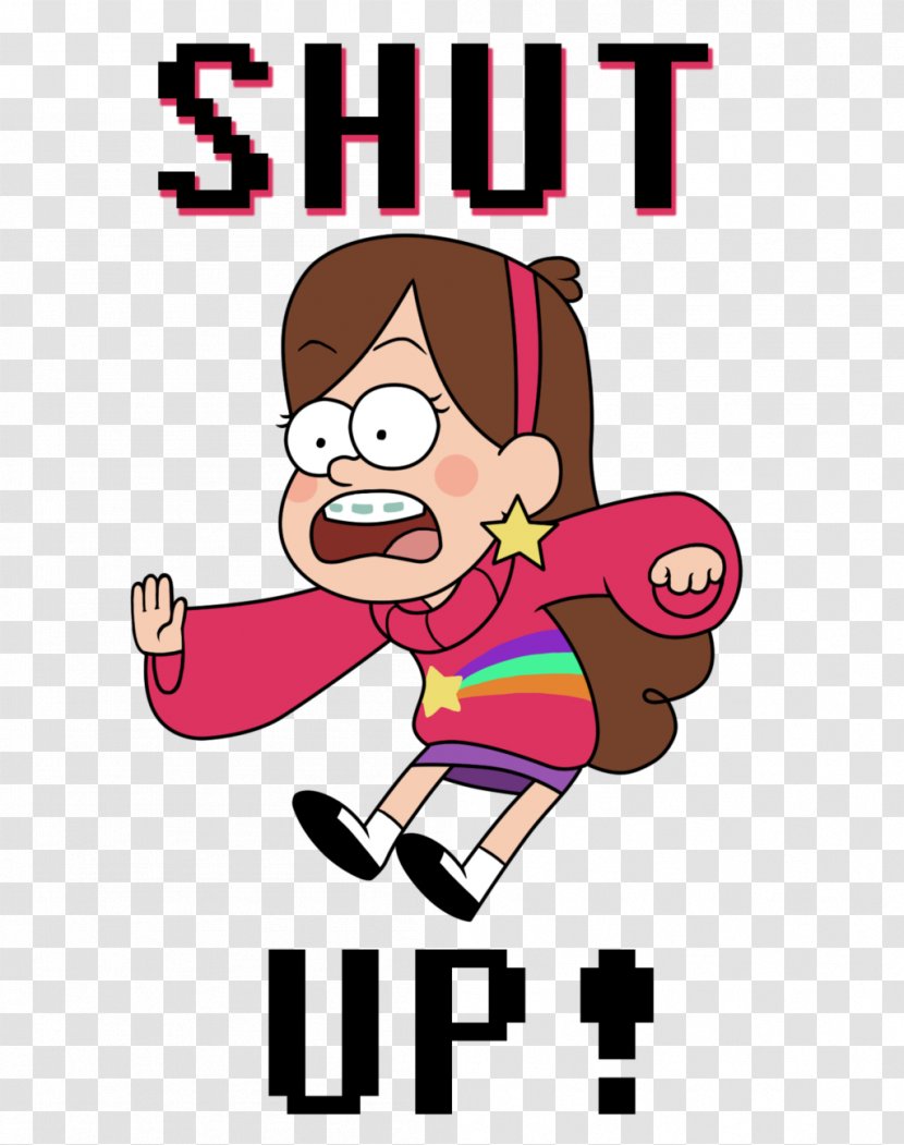 Mabel Pines Animated Cartoon Dipper Drawing - Watercolor - Be Shut Up Transparent PNG