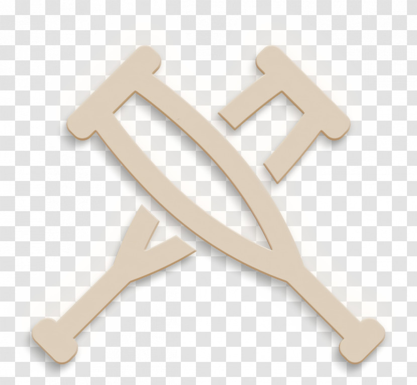 In The Hospital Icon Medical Icon Crutch Icon Transparent PNG