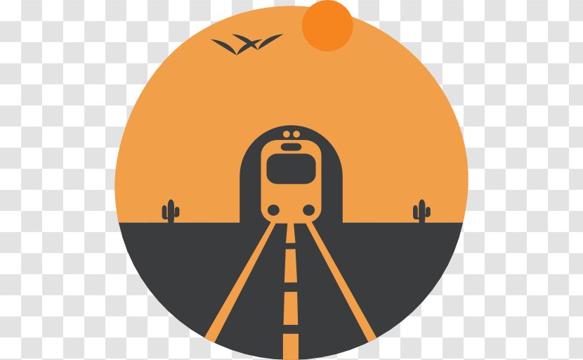 Nature Icon - Transport - Orange Transparent PNG