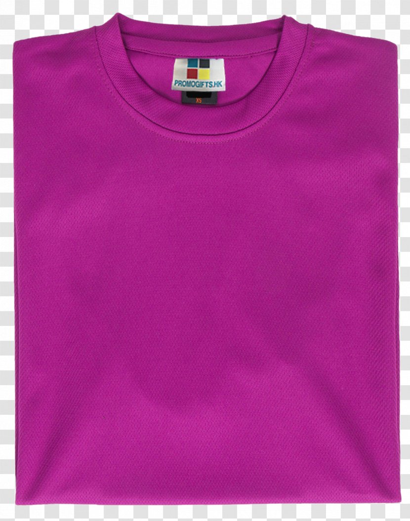 Long-sleeved T-shirt Purple Magenta - Active Shirt - Light Yellow Banana Dry Transparent PNG