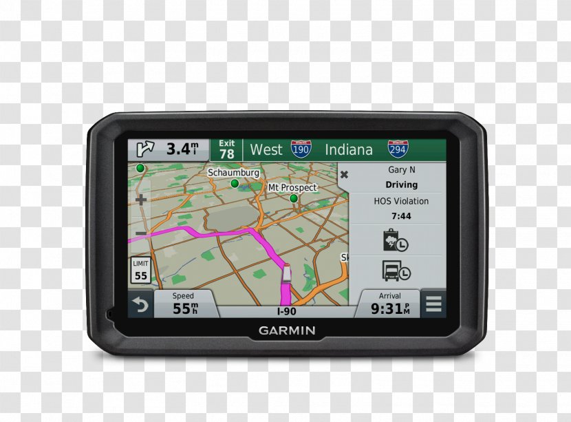 GPS Navigation Systems Car Garmin Dēzl 770 Truck - Electronics Transparent PNG