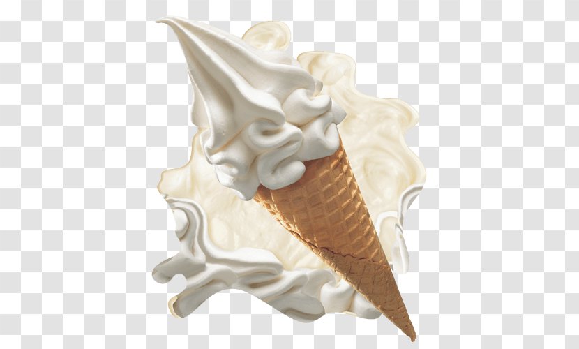 Ice Cream Cones Frozen Dessert - Whipped - Soft Transparent PNG