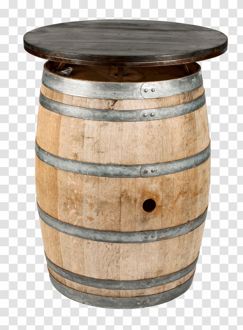 Table Wine Barrel Oak Bistro - Matbord - Barrels Transparent PNG