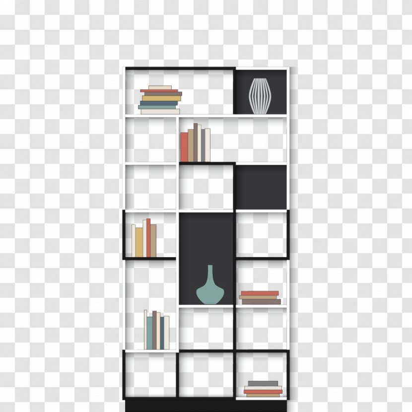 Shelf Bookcase Medium-density Fibreboard - Parede - Kimono Design Transparent PNG