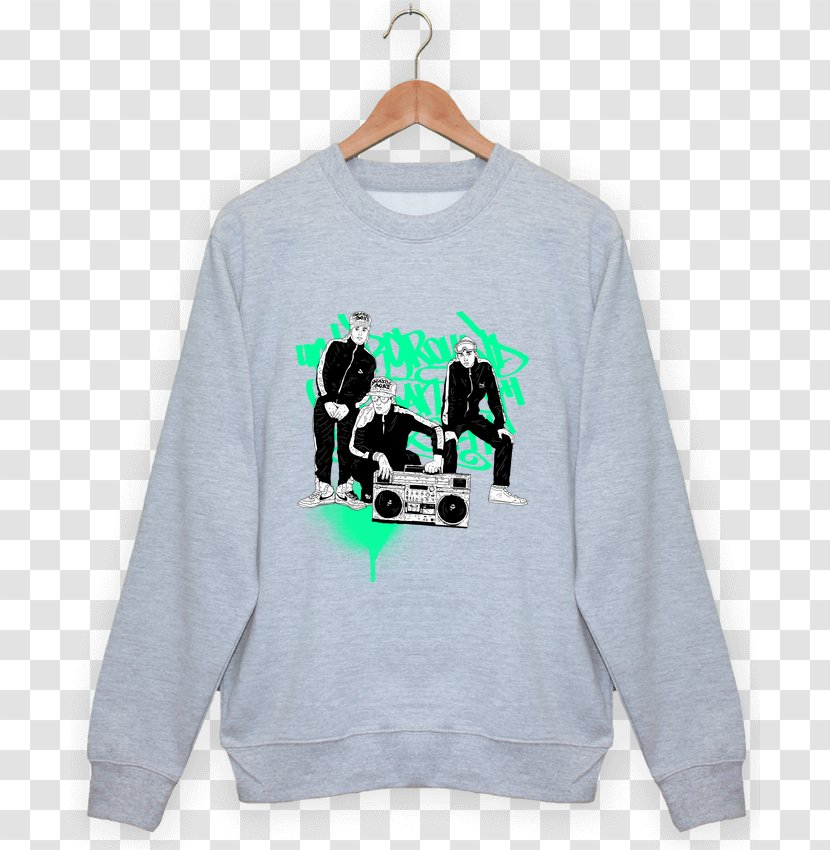 Long-sleeved T-shirt Sweater Hood - Jacket - Beastie Boys Transparent PNG