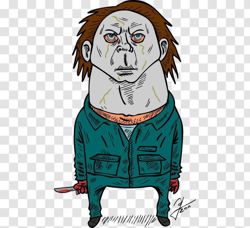 Michael Myers Drawing Caricature Art - Tree - Jason Voorhees Transparent PNG