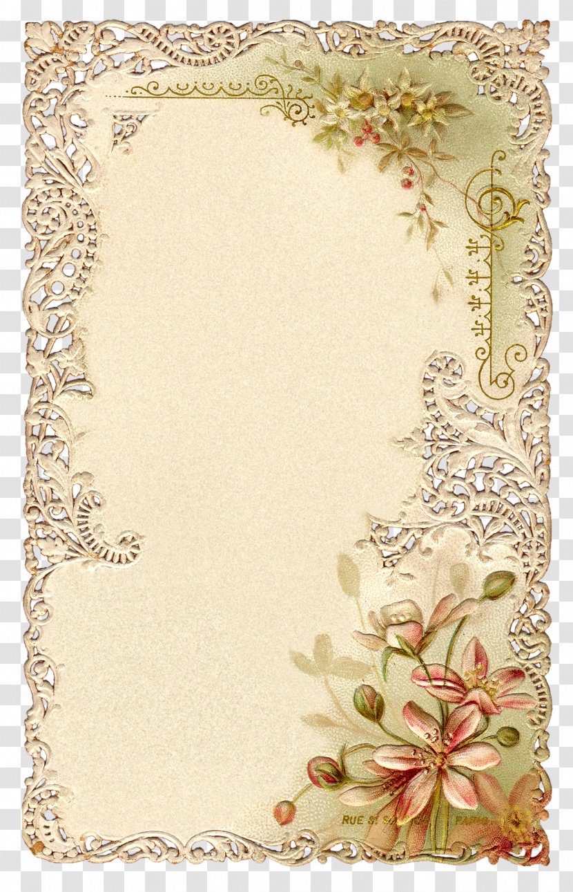 Paper Picture Frames Parchment Craft Playing Card - Cardmaking - Pastel Shades Transparent PNG