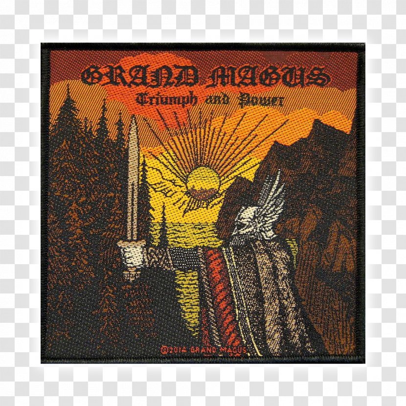 Triumph And Power Grand Magus Album Cover Embroidered Patch - Art - Speedy Transparent PNG