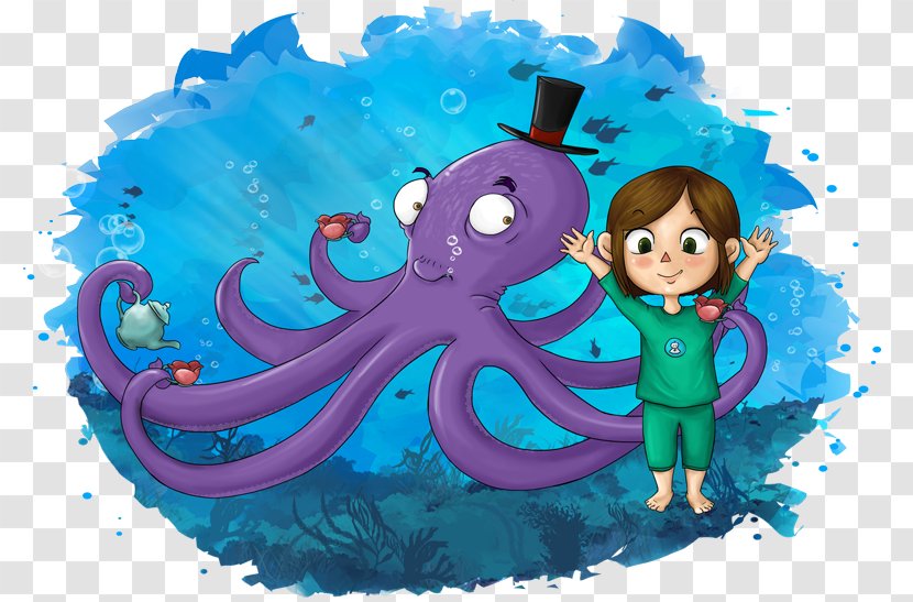Octopus Tea Age Of Enlightenment Clip Art - Legendary Creature Transparent PNG