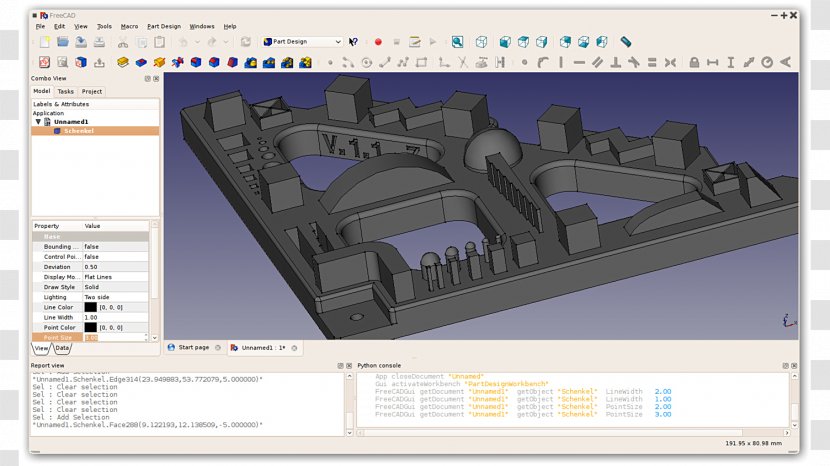 FreeCAD Computer-aided Design Computer Software 3D Modeling Free - Opensource Transparent PNG