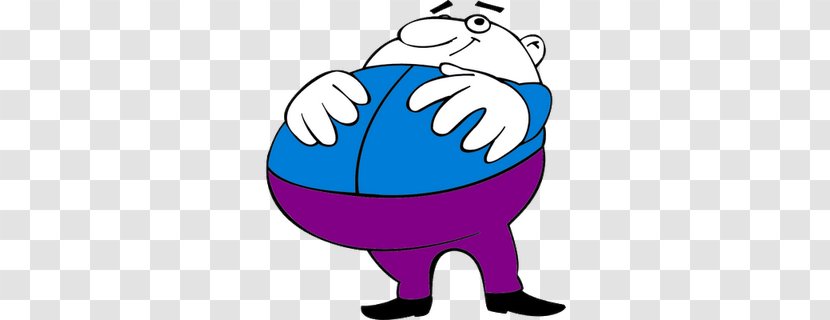 Cartoon Fat Clip Art - Obesity - Picture Of Person Transparent PNG