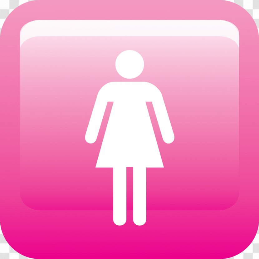 Bathroom Unisex Public Toilet Female - Silhouette Transparent PNG