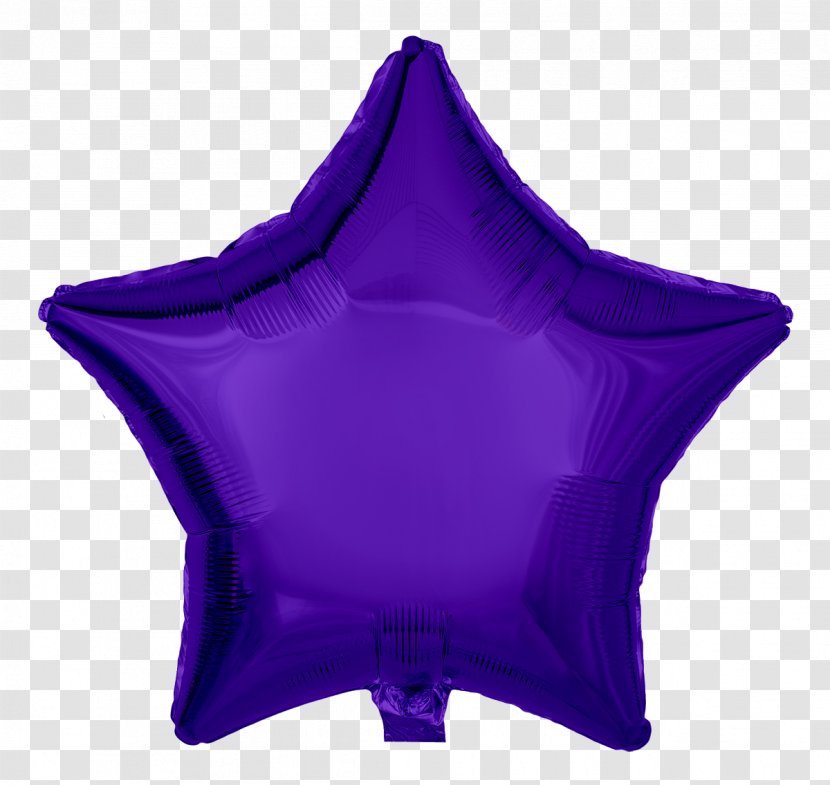 Toy Balloon Blue Color Foil Violet - Helium Transparent PNG