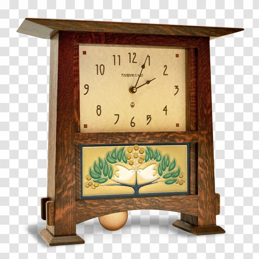 Arts And Crafts Movement Handicraft Art Nouveau - Clock Transparent PNG