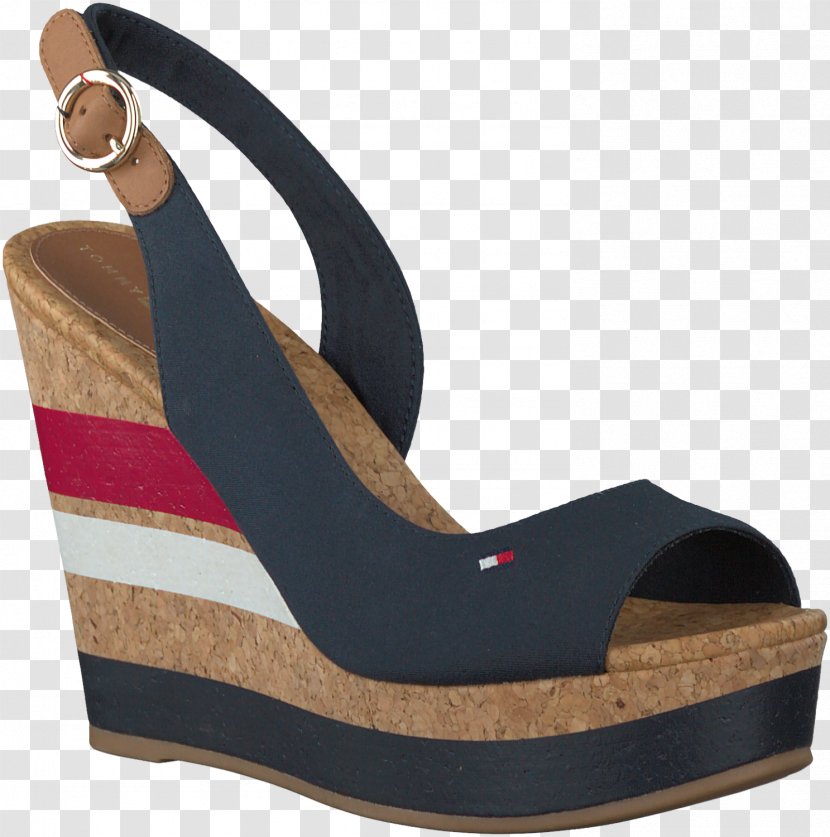 Sandal Wedge Shoe Tommy Hilfiger Buskin - Suede - Ladies Leather Shoes Transparent PNG