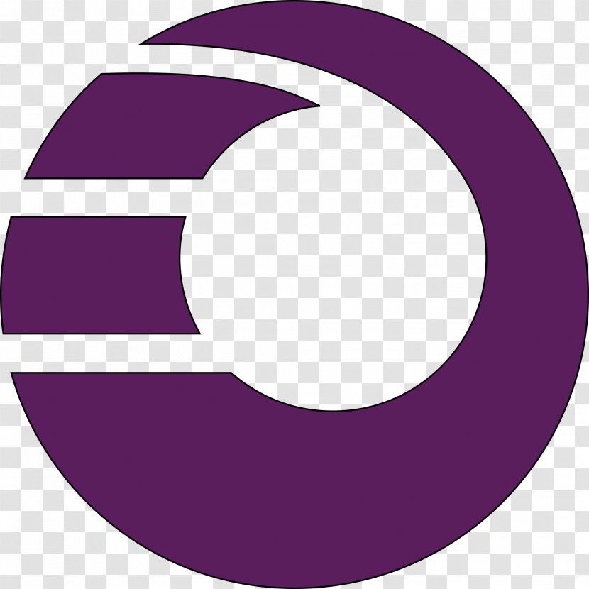 Logo Brand Circle Font - Violet Transparent PNG