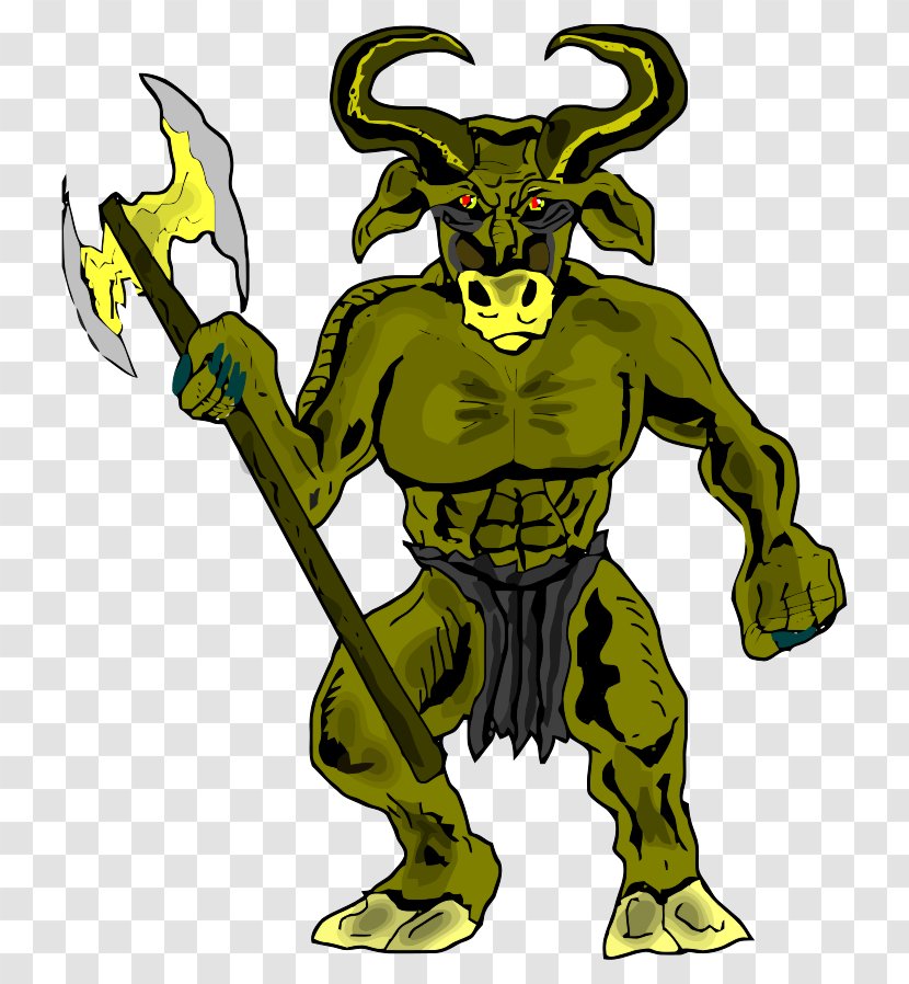 Minotaur Theseus Odyssey Daedalus Greek Mythology - Demon - Monster Transparent PNG