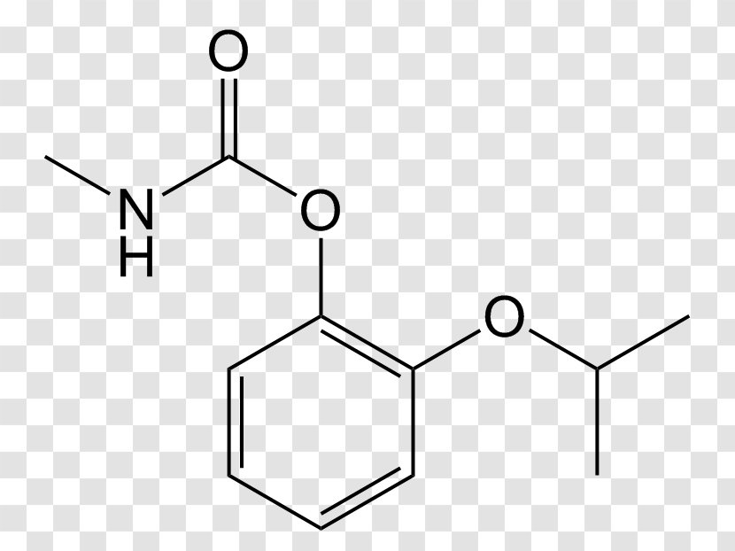 Insecticide Propoxur Structural Formula Isomer - Silhouette - Cartoon Transparent PNG