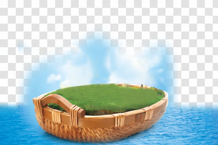Basket - Water Resources - Floating In The Sea Transparent PNG