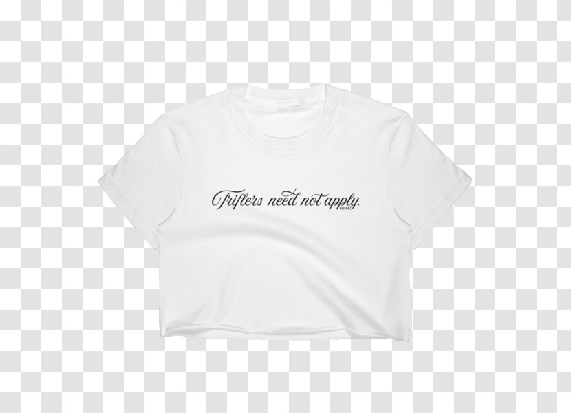 T-shirt Sleeve Crop Top Woman - Active Shirt Transparent PNG